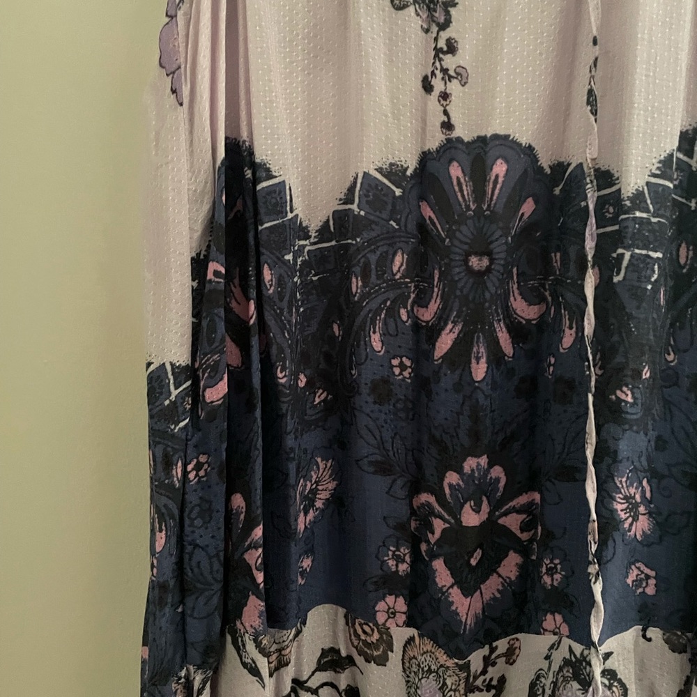 free people purple floral dress! (new with tags) - Picture 2 of 4